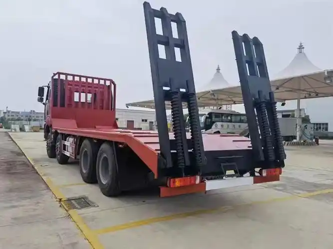 辽源拉挖机平板拖车可定制平板拖车可分期付款