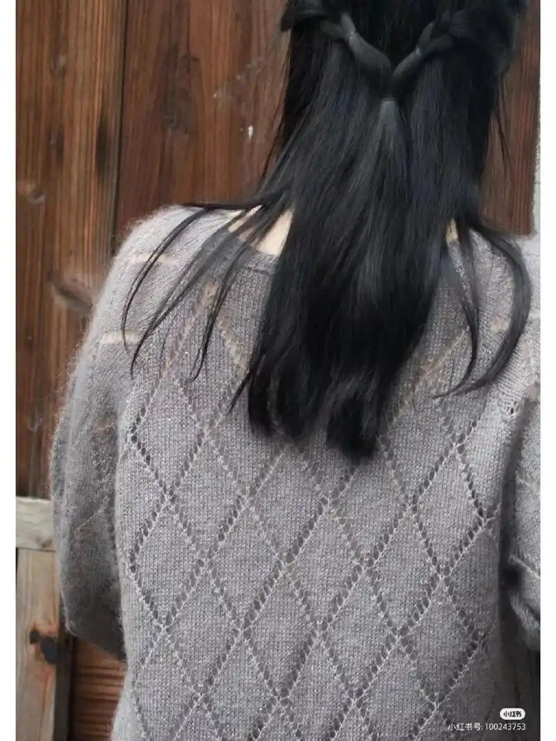 马海毛菱形图案图解来了,喜欢的小姐姐们赶紧点关注77收藏织起来