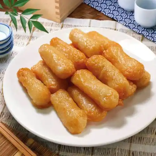 台式甜不辣日式炸猪排猪肉是日式炸物的人气选手,还有同款炸火腿丼