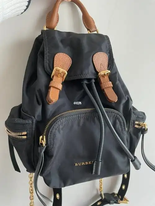 巴宝莉双肩包小号闲置转让