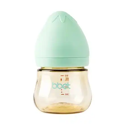 巴比象大宝宝奶瓶ppsu耐摔新生婴儿奶瓶宽口径带吸管喝水硅胶正品