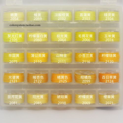 26#黄色系小卷家用缝纫线 金黄 米黄色手工拼布艺diy手缝线