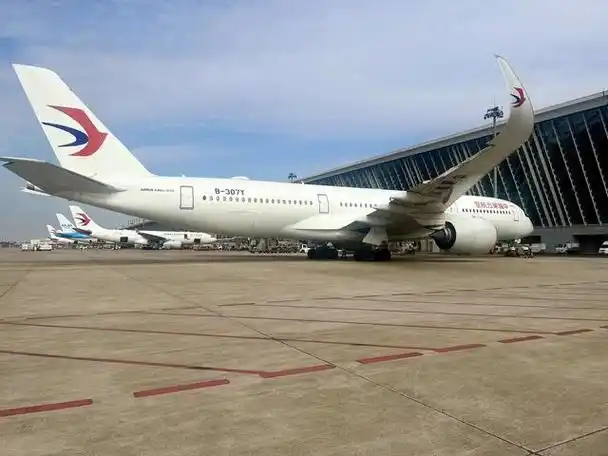 东航使用宽体客机a350-900执飞"上海-开罗".受访者供图