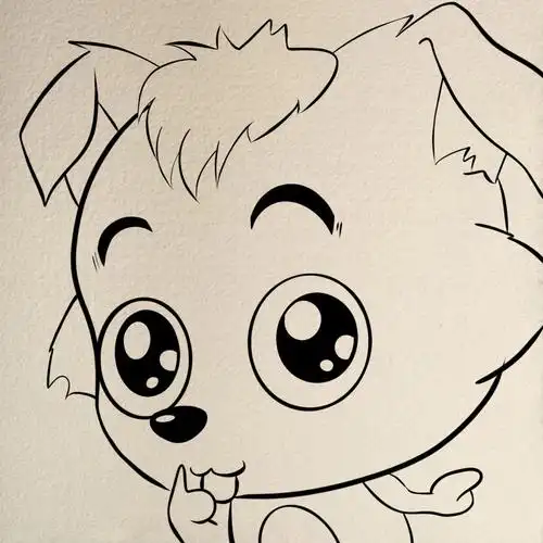 小灰灰简笔画78附过程78