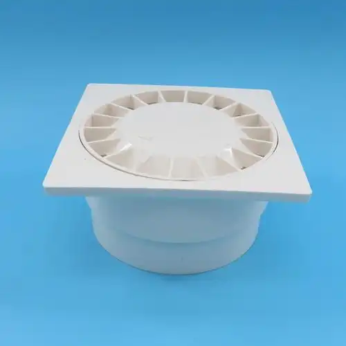 pvc管配件方型圆型直插水封地漏pvc防臭地漏多功能地漏110