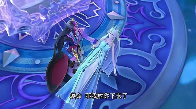 叶罗丽冰公主的整体形象已经升级胸前的大宝石比较夺人眼球