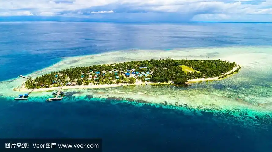 西巴布亚省raja ampat regency的arborek岛.印度尼西亚