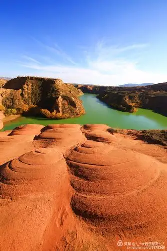 美丽丹霞地貌风景优美