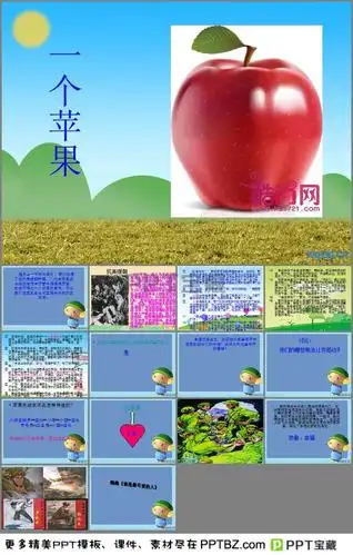 一个苹果教导课件ppt