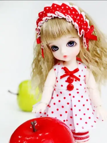 超可爱韩国bjd娃娃latidoll手机图片