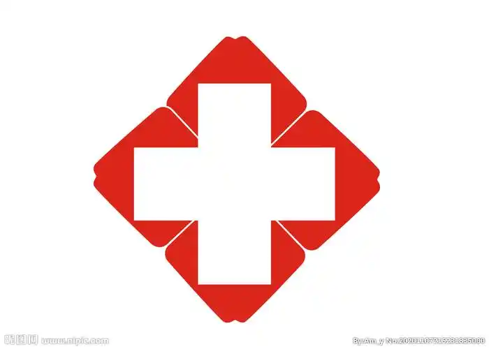 手绘红十字标志图片