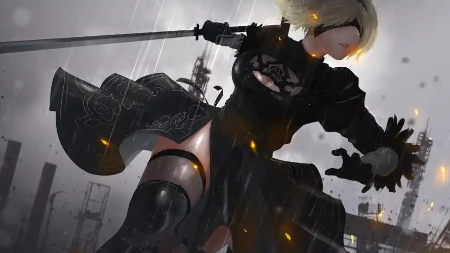 nier automata 尼尔机械纪元2b 4k壁纸壁纸