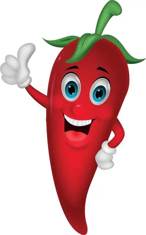 辣椒卡通人物喷火