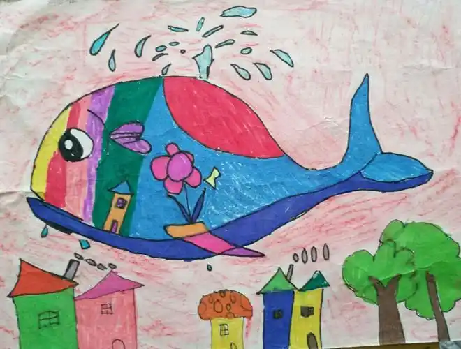 2017东升小学一年级优秀科幻画作品(二)