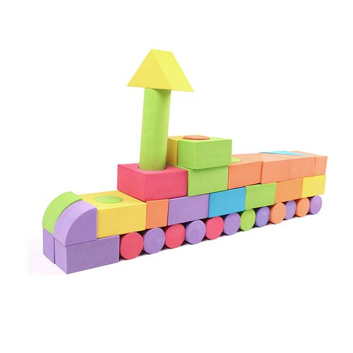 儿童eva泡沫砖积木软体拼插特大号早教益智积木玩具1