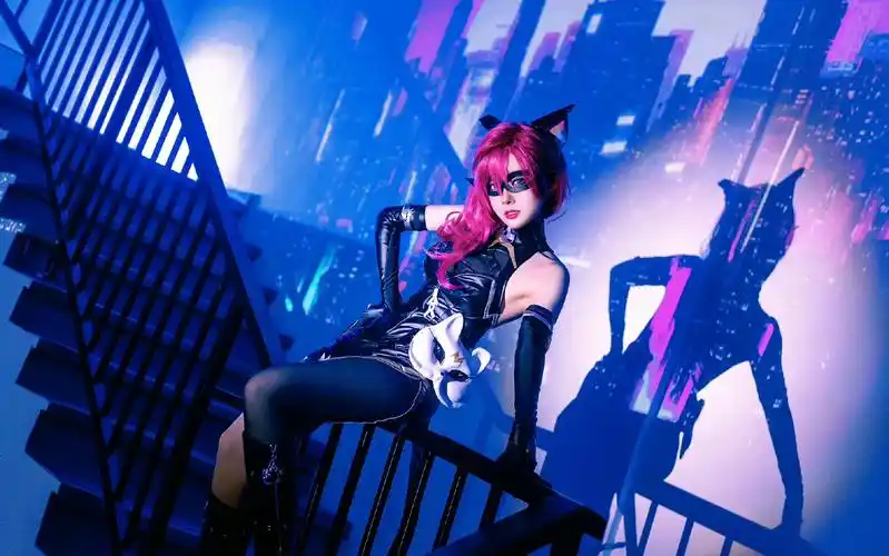 阿珂 暗夜猫娘cos - 王者荣耀-s37赛季资讯-小米游戏中心