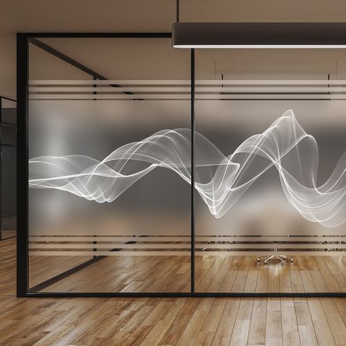 办公室玻璃门贴纸贴画透光不透明磨砂静电玻璃贴膜瓷砖