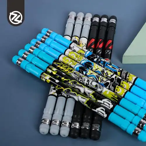 智高转转笔厂家批发学生文具转笔玩具创意可书写圆珠笔手指笔转笔