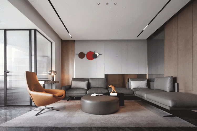 预留安装轨道槽,将磁吸轨道放入槽内,加以固定,粉刷腻子,之后将灯具吸