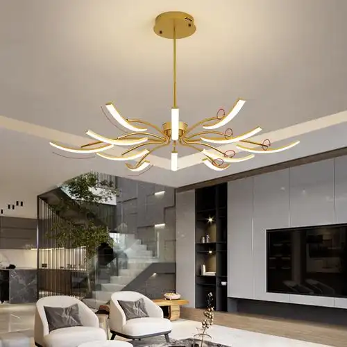 客厅灯2021年新款现代北欧风格吊灯简约