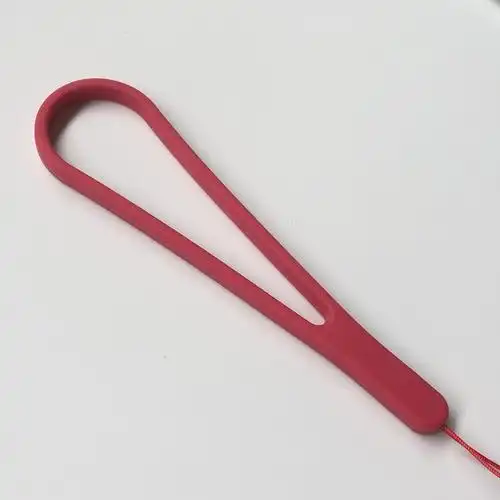 黑色索尼mp3播放器手绳相机挂饰苹果三星短绳手腕绳硅胶通用手机挂绳