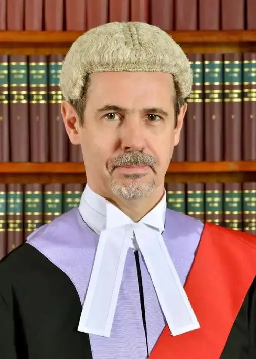 在中国香港外籍大法官正暴捶着正义