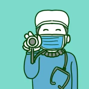 戴口罩的医生简笔画怎么画