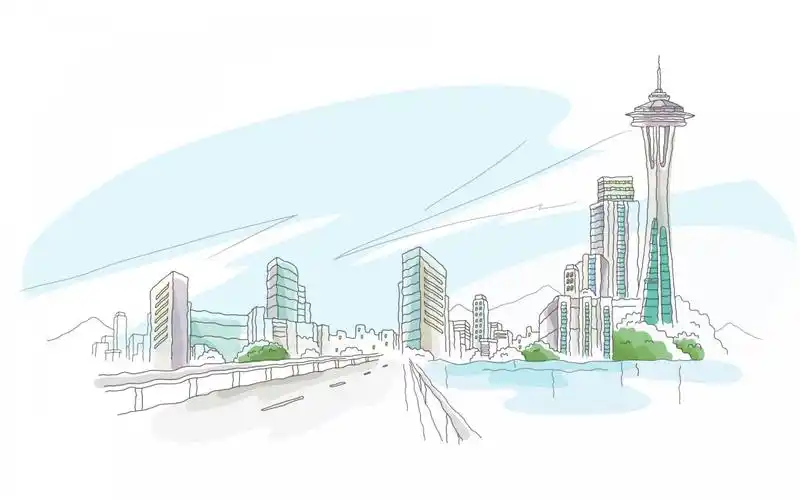 简笔城市风光 第二辑(17/20)