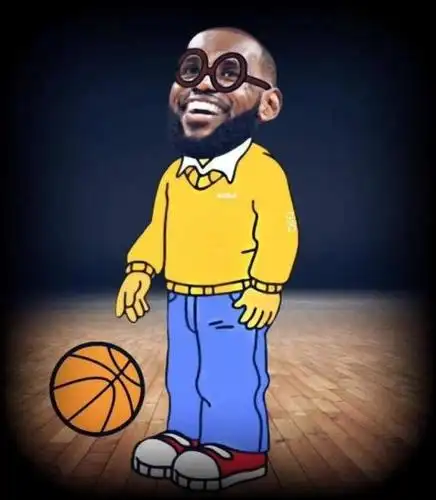 卡通詹姆斯微信头像图片高清唯美