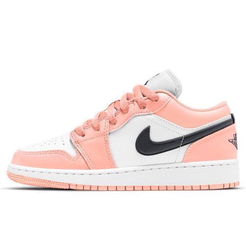 nike耐克女鞋air jordan 1 aj1粉白低帮运动鞋轻便板鞋553560-800