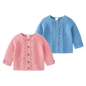 女宝宝毛衣外套开衫春秋1-3岁图片