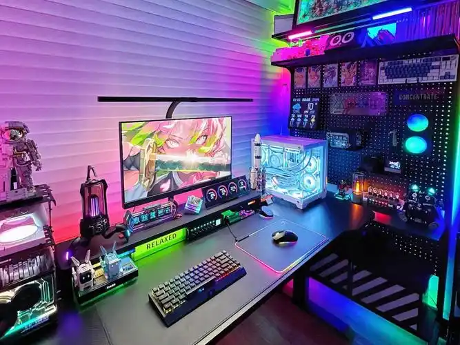 电竞房布置及主机搭配思路,到底4060ti能不能上4k显示器?