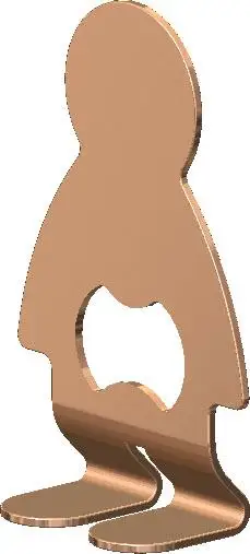 创意开瓶器sw2012含特征含图纸