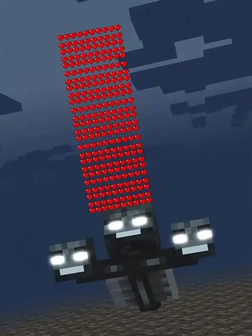 mc生物血量展示,凋零的血量有多少