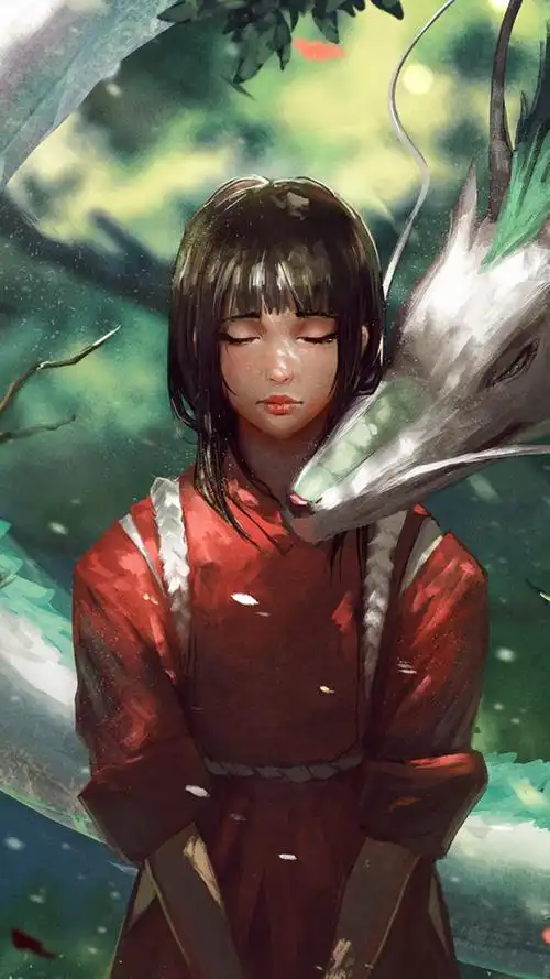 宫崎骏 千与千寻 白龙-堆糖,美好生活研究所