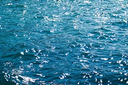 深蓝海水质地,深色海浪背景作为自然与环境设计