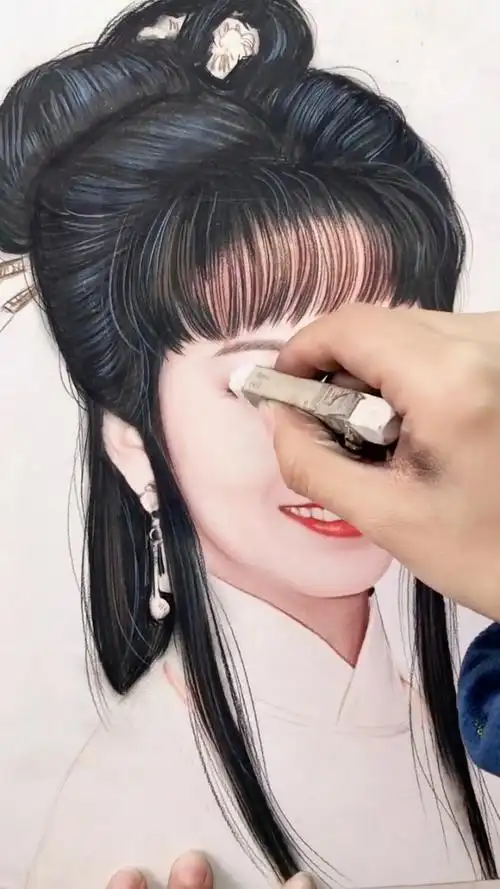 画了三天大家帮我看看,这到底是胡媚娘还是白素贞?