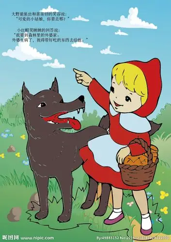 小红帽与大灰狼超清唯美动漫壁纸