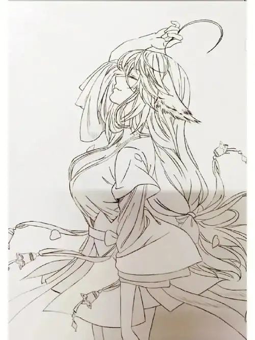 狐妖小红娘  #手绘  #临摹   还是上一下颜色比较好画的不好见谅