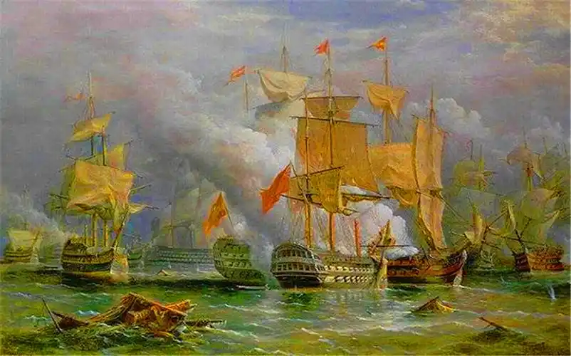 在陈家岛附近发现了金军的船队,说实话古代的船队几乎就是以运兵为主