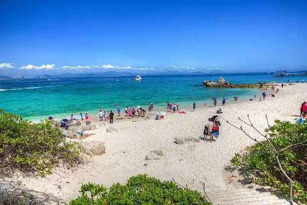 三亚蜈支洲岛卫星地图高清地图