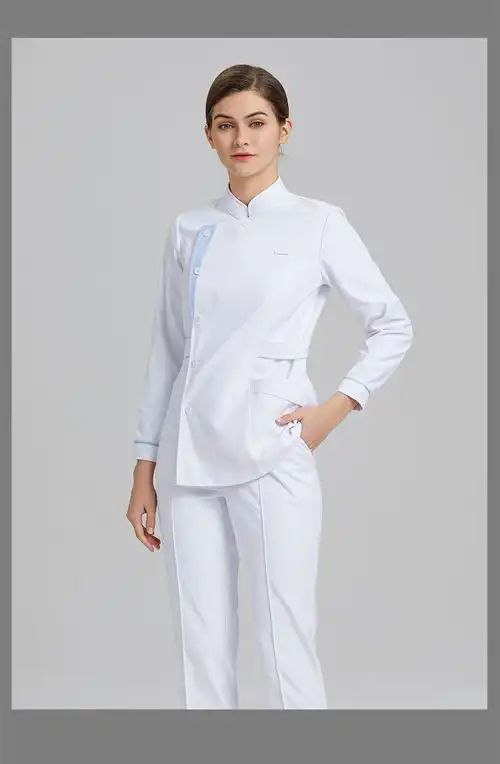 缔曼格护士服春夏季女高端医护服分体装医院口腔美容院可定制短袖款