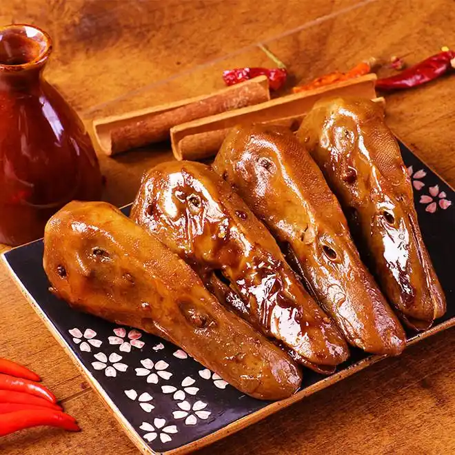 批发四川特色香卤鸭头 肉类产品 五香 麻辣味 健康之选图片