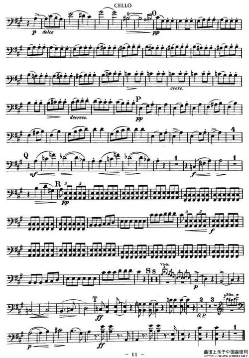 往事大提琴谱_大提琴曲往事简谱_提琴曲谱_曲谱下载网