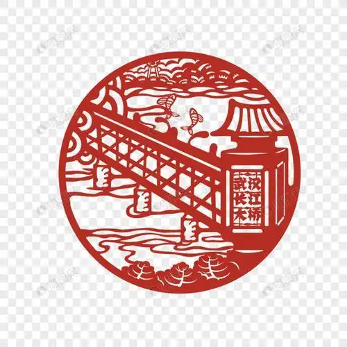 武汉现代标志性建筑剪纸