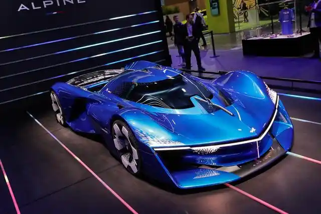 巴黎车展|alpine alpenglow概念车全球亮相,太帅了,配氢动力
