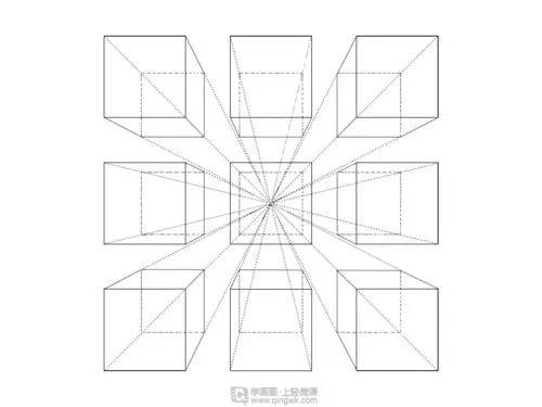 作业:从零开始学绘画之一点透视的画法练习 - 羽衣小胖 - 轻微课