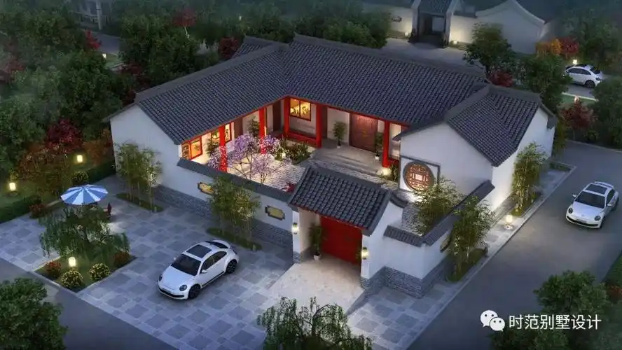 一层中式三合院带套卫5室2厅30万建成适合农村自建