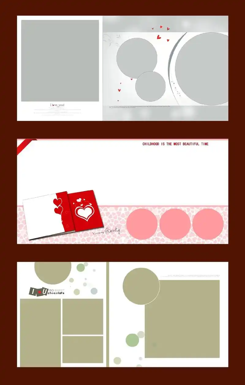 毕业季相册模板素材丨免费分享丨含ps