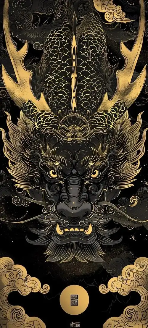 故宫龙纹壁纸太美了